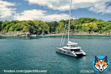 Sail GINETTE, a 2021 Sunreef 70 catamaran in French Polynesia! Length: 22.8m, Guests: 8, Cabins: 4, Crew: yes. Ready to explore French Polynesia? Book your dream vacation now! #YachtCharter #FrenchPolynesia #LuxuryTravel #yachtissimo