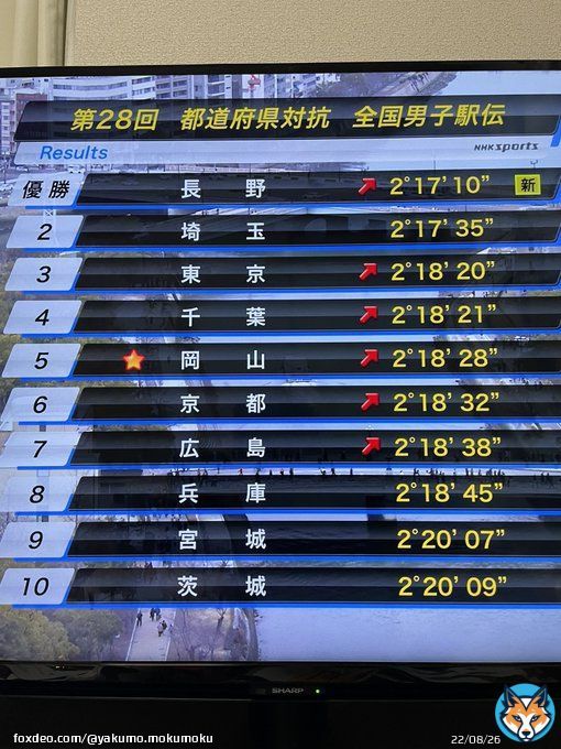 録画を一気見しました。 都道府県対抗駅伝 過去最高順位は凄い リアタイでは見られなかったけど、結果を知れずに見れて良かった 芸能人対抗駅伝 「新春三大駅伝の1つ!」っていうナレーションがパワーワード過ぎてツボりました笑