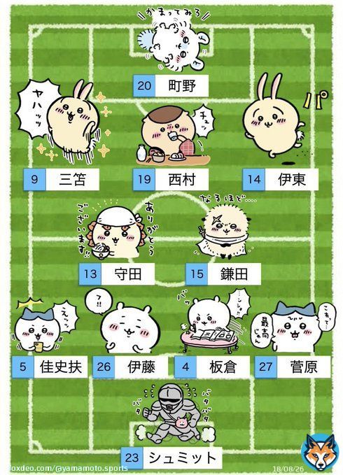 コロンビア戦  #ちいかわ #ちいかわJAPAN #サッカー #キリンチャレンジカップ #日本代表 #daihyo #SAMURAIBLUE