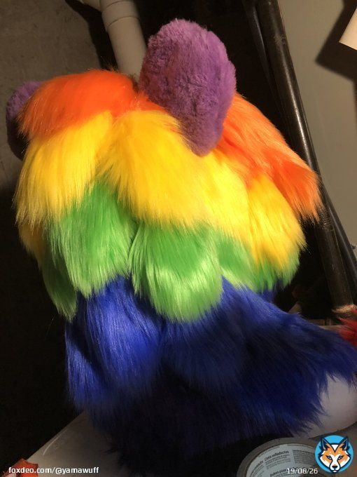 Pretty colors!!!! #fursuit