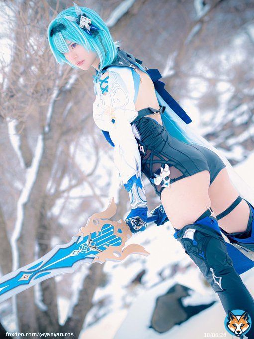 cosplay※ 原神 エウルア┋优菈 ┋ Eula  p @sira_hasi