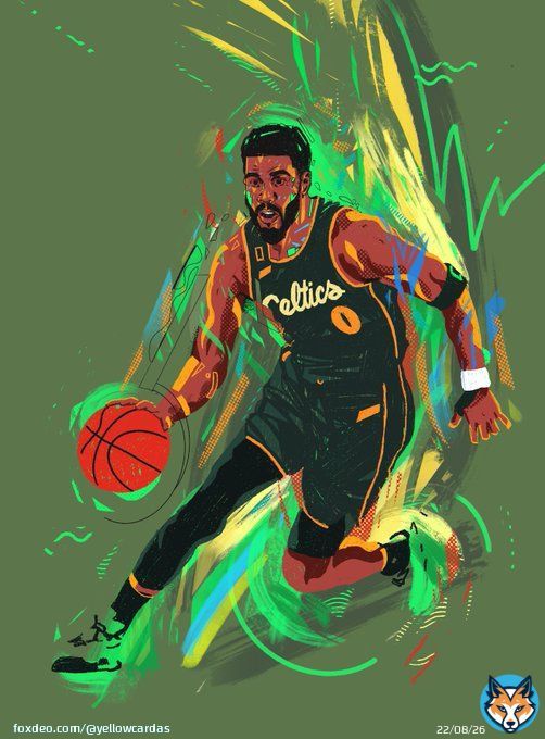 Leaving it here. Future Champion #NBAPlayoffs #NBA #basketball #illustration #portraits #NBAnaESPN #NBAxESPN #NBAextra #NBATwitter #Celtics #jaysontatum