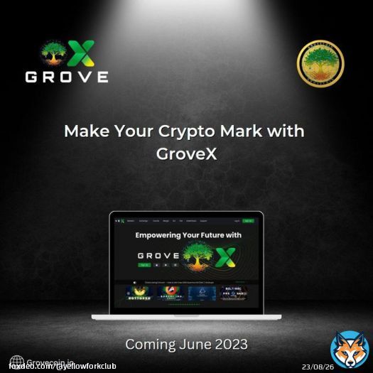 You&rsquo;ve heard of  #Kucoin #Bybit #Cryptocom  #Binance #Coinbase #Huobi #Gateio  But you wouldn&rsquo;t want to miss #GroveX