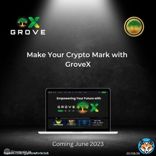 You&rsquo;ve heard of  #Kucoin #Bybit #Cryptocom  #Binance #Coinbase #Huobi #Gateio  But you wouldn&rsquo;t want to miss #GroveX