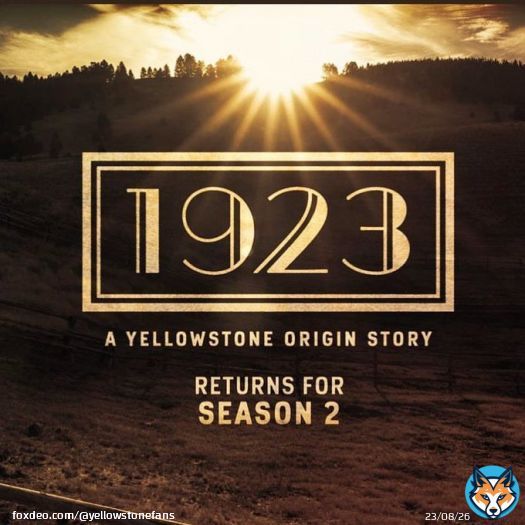 1923 rides again! Congrats to the cast and crew of @1923official for their series 2 renewal. #1923 #1923tv