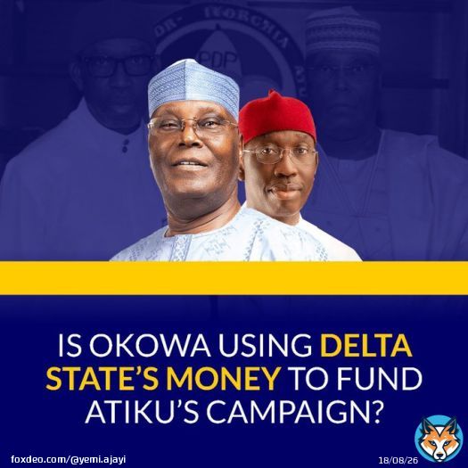 Atikulated.... what do you have to say about this? Why&rsquo;s your candidate using state&rsquo;s funds for his campaign? Is this the type of president you want?  #AtikuGate