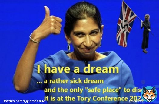 Suella Braverman struggles to keep her Fascism from showing! #ToryFascistDictatorship