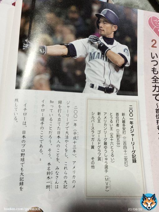 小学生の教科書に多くの著名人が載ってた&hellip; 大谷翔平選手は来年度か？  #イチロー さん #藤井聡太 さん #浅田真央 さん #高木菜那 さん #高木美帆 さん #佐藤綾乃 さん #菊池紗花 さん