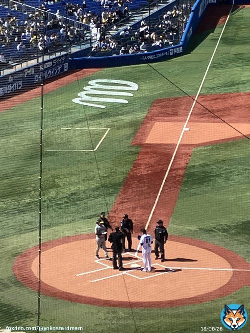 オープン戦 ＤｅＮＡ三浦大輔監督 阪神岡田彰布監督 メンバー表交換  #オープン戦 #BAYSTARS #BAYSTARSに関する何か #hanshin