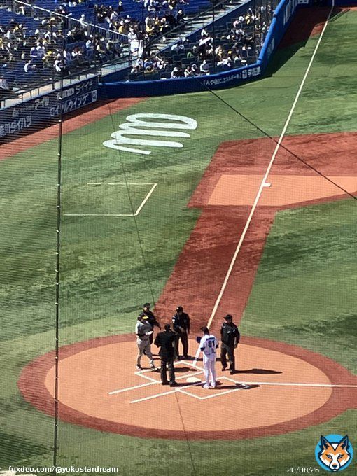 オープン戦 ＤｅＮＡ三浦大輔監督 阪神岡田彰布監督 メンバー表交換  #オープン戦 #BAYSTARS #BAYSTARSに関する何か #hanshin
