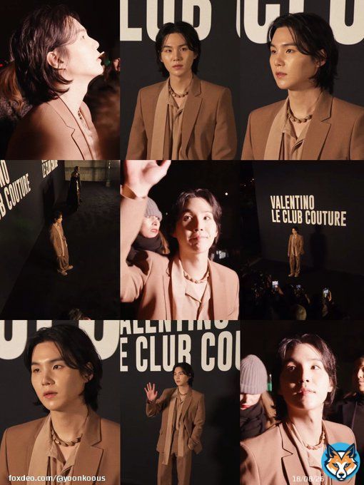 him.  #SUGAxValentinoCouture HAUTE COUTURE WITH SUGA #SUGAatParisFashionWeek
