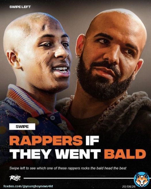 Rap TV made a picture of NBA YoungBoy if he went bald