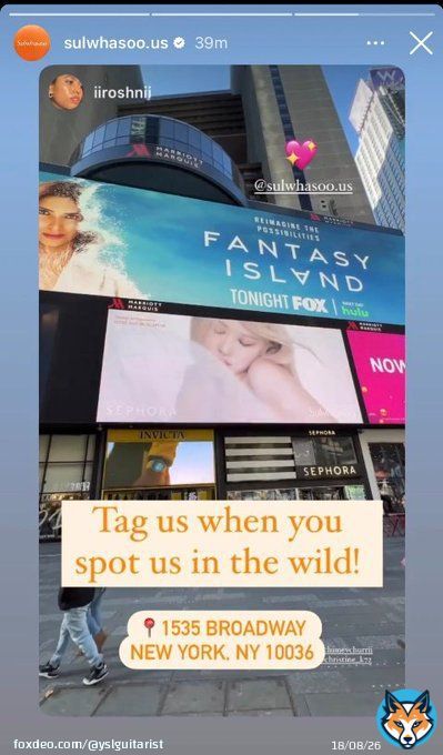 Sulhwasoo US  updated about Ros&eacute;'s ad in Newyork  for  her first GLOBAL CAMPAIGN with Sulwhasoo btw.. So why not show us ur fave's SOJU ada in north America since y'all call it a global campaign too??