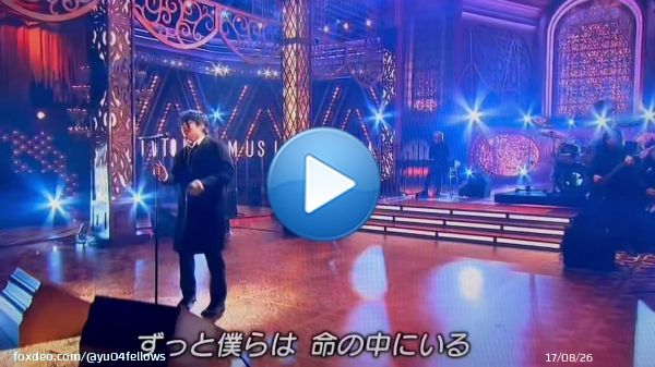 ASKAさんの周りをクルクル 360度は興奮よ  ヘアスタイル & 緩ネクタイいいよね (もう少し強めのツンツンヘアがいいな  FNSはどんな感じで歌うのかな\u266c\u2661 楽しみ~~  #ASKA #歌になりたい