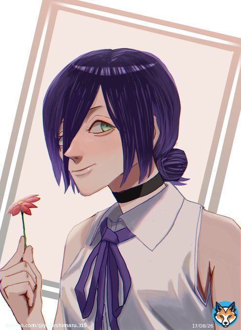 5 レゼ チェンソーマンのイラストを中心に描いているデジタル初心者です！ これからどんどん投稿していきます！絵描きさんフォロバします #チェンソーマン #チェンソーマンファンアート #chainsawman  #レゼ #イラスト #絵描きさんと繋がりたい