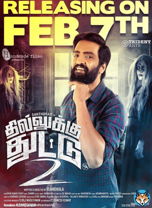 #1YearsOfDhillukuDhuddu2  @iamsanthanam #Santhanamfans  #DhillukuDhuddu2 1 year  celebration  @tridentartsoffl @sshritha9 @handmade_film @ShabirMusic @rameshlaus @itisprashanth @LMKMovieManiac @sekartweets