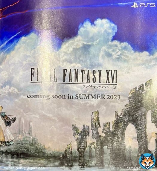 Artwork snippet of Rosarian Capital of FFXVI in TGS  #TGS2022 #FF16
