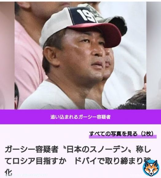 ガーシー「私は日本のスノーデンだ。日本の秘密を売るので、ロシアに亡命させてほしい」  プーチン「いいだろう。どんな秘密だ？」  ガーシー「某若手イケメン俳優が未成年アイドルと飲酒淫行」  プーチン「もしもし日本政府？罪人を引き渡す」