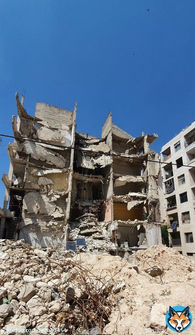 This is not the result of an earthquake; rather, I took this picture a long time ago. This is the aftermath of a Russian airstrike in Idlib city. Although the displaced people use to live in such buildings, after all earthquake and aftershocks i don'