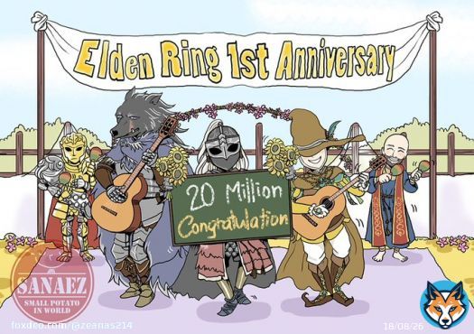 Happy 1st anniversary Elden Ring !  #ELDENRING #エルデンリング #エルデンリング1周年