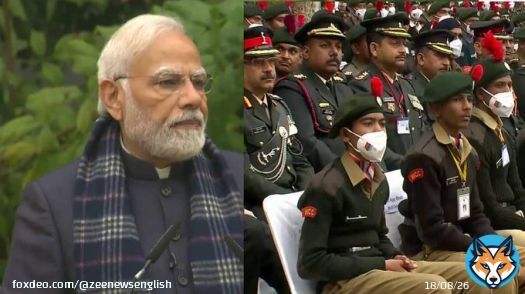 #RepublicDayParade | #PMModi interacts with NCC cadets, NSS volunteers