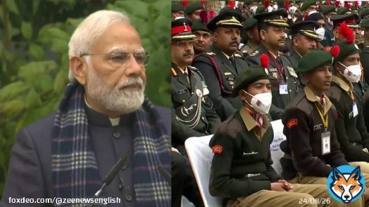 #RepublicDayParade | #PMModi interacts with NCC cadets, NSS volunteers