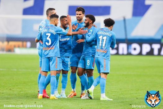 Перерыв, 4:0 после первого тайма. ОТДОХНЕМ   #ЗенитСочи