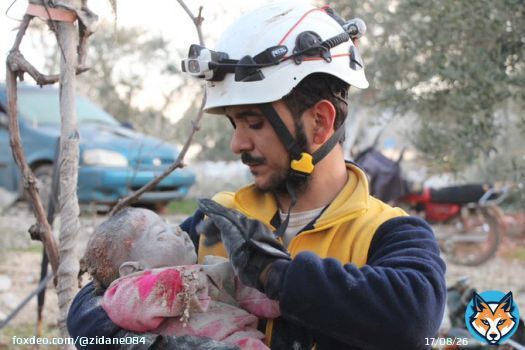 1- On this day, 3 years ago, #Russia decided to end the life of baby Aidan, along with 15 other people from her relatives, just hours before the conclusion of the ceasefire, which was never applied, after they attack a shelter for displaced people inMaarat Misrin, #Idlib, #Syria