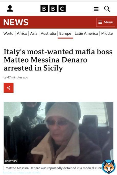 The most important news in the word #MatteoMessinaDenaro
