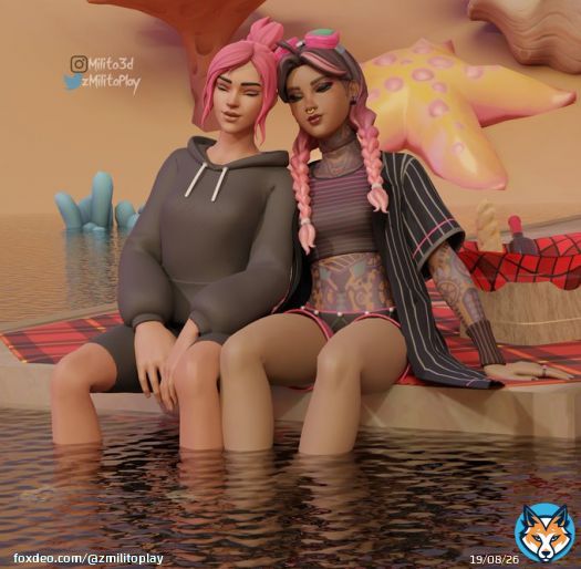 &iexcl;Happy Valentine's day!  #FortniteChapter4 #Fortnite #FortniteArt #ValentinesDay