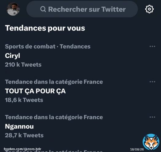 Je serre regardez en tendance y&rsquo;a quoi &laquo;&nbsp;TOUT &Ccedil;A POUR &Ccedil;A&nbsp;&raquo;