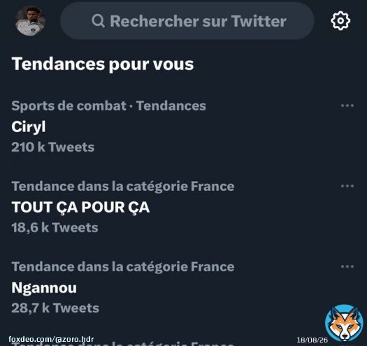 Je serre regardez en tendance y&rsquo;a quoi &laquo;&nbsp;TOUT &Ccedil;A POUR &Ccedil;A&nbsp;&raquo;