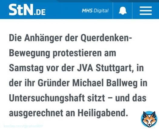 Meine intensivsten Weihnachtsgr&uuml;&szlig;e gehen dieses Jahr an Michael #Ballweg, der wie ein Terrorist sein Weihnachtsfest in Stuttgart-Stammheim 'feiern' muss! Herr Ballweg, ich w&uuml;nsche Ihnen alles Gute und endlich Gerechtigkeit in 2023!!! !  #FreeBallweg #Rachejustiz #Querdenker