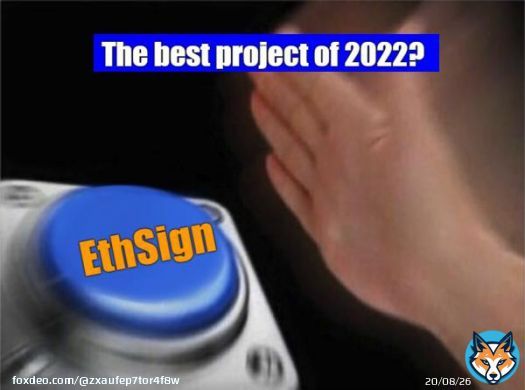 The best project of 2022? It is @ethsign