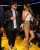 Bad Bunny and Kendall Jenner attends Semi-Finals of the 2023 NBA Playoffs between Golden State Warriors against the Los Angeles Lakers.