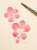 「大寒」の文字絵 ~あったかな梅色咲いた！~ #大寒 #最強寒波 #梅