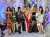Girl group BINI brings color to the white carpet of Star Magical Christmas event. #StarMagicalChristmas #StarMagic30
