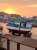 Sunset boat launch in Peru