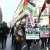 Pro-#Palestine activists demonstrated yesterday in the #French city of #Toulouse, to demand an end to the twinning between their city and #TelAviv, in protest of the ongoing #Israeli crimes against the Palestinian people. #IsraeliTerrorism #IsraeliAp