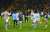 لاعبو #مانشستر_سيتي يؤدون تدريبات الإحماء   #دورتموند_مانشستر_سيتي #دوري_أبطال_أوروبا