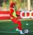 Photo by Nouhaila Benzina in Centre Sportif National De Football with @benzinanouhaila. May be an image of 1 person, playing football, playing soccer, cleats, ball and stadium.