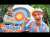 Blippi&rsquo;s High Ropes Course Obstacle Challenge! \ud83c\udfd5\ufe0f - Blippi | Outdoor Playground Treetop Adventure