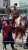 【百万石まつり～百万石行列（前田利家入城行列）～】 お待たせいたしました！前田利家入城行列が金沢駅を出発し、武蔵ヶ辻方向へと行進しています！今年の利家公役は、映画監督・俳優の「竹中直人」さんです！勇壮な甲冑姿は、まさに利家公そのものですね！入城行列は、金沢城に向かっていきます！