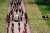 Emma, the Queen's fell pony, stands as the Ceremonial Procession of the coffin of Queen Elizabeth II arrives at Windsor Castle for the Committal Service at St George's Chapel  #queensfuneral #QueenElizabethII @PA