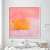 Orange and pink abstract painting colorful Print, Coral pink painting, pastel pink canvas print, extra large abstract wall art print #pink #abstractgeometric #nursery #orange #contemporary #framed #valentinesday #babyshower #babygirlnursery …