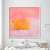 Orange and pink abstract painting colorful Print, Coral pink painting, pastel pink canvas print, extra large abstract wall art print #pink #abstractgeometric #nursery #orange #contemporary #framed #valentinesday #babyshower #babygirlnursery &hellip;