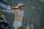朝から元気いっぱいの菅沼菜々プロ。  （後ろのセキ・ユウティンプロが驚いてないか。）  #菅沼菜々 #日本女子オープン