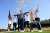 Tポイントレディスの優勝者は、このポーズをとらなければならない。  #青木瀬令奈 #馬場咲希 #TポイントxENEOSゴルフトーナメント #フラワーシャワー