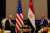 - عزيـز مصـر الرئيس #السيسي مع الرئيس الأمريكي 'جو بايدن' بـ شرم الشيخ ..  'حد يعرف الريس بيضحك ليه!! ولا عشان #محدش_نزل !!' ..