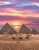 Sunset over the Pyramids of Giza in Egypt  \ud83c\uddea\ud83c\uddec \u2764\ufe0f \ud83d\udda4 \ud83d\udc97 \ud83e\udde1